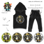 Preview: Patch / Aufnäher  - Panda Fred - Grau